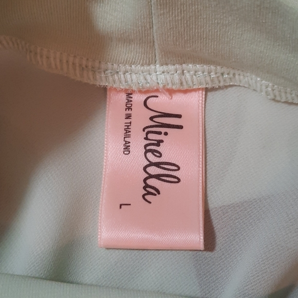 Mirella Seafoam Georgette Mock Wrap Skirt - Picture 3 of 5